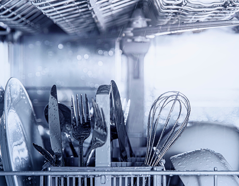 Dishwasher hard water problems.